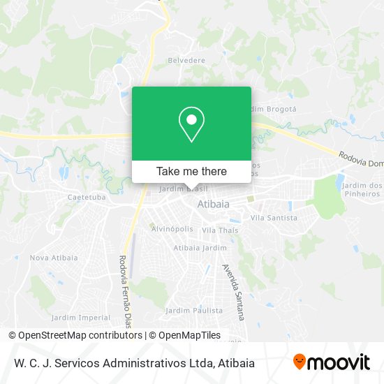 W. C. J. Servicos Administrativos Ltda map