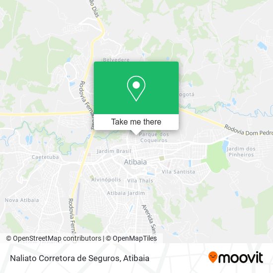 Naliato Corretora de Seguros map