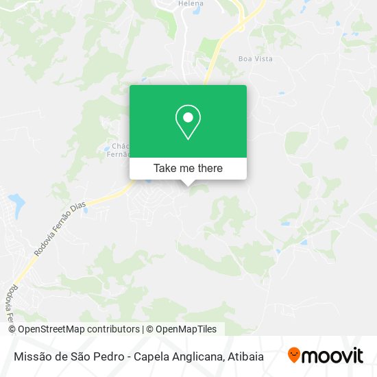 Missão de São Pedro - Capela Anglicana map