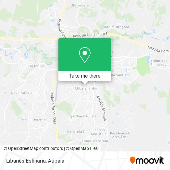 Libanês Esfiharia map