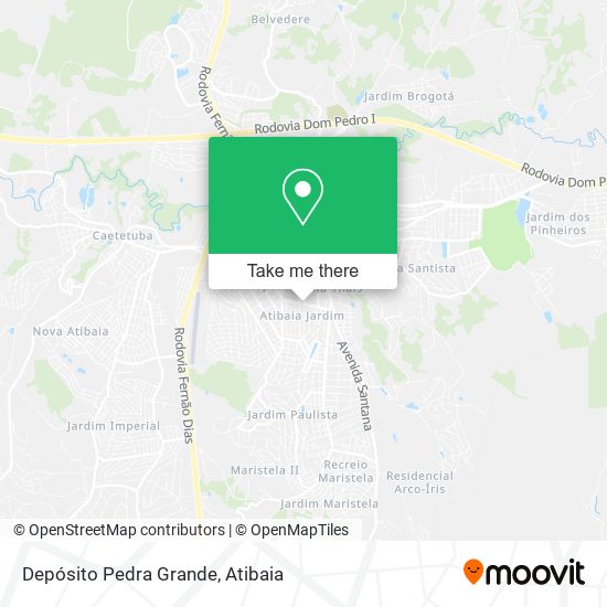 Depósito Pedra Grande map