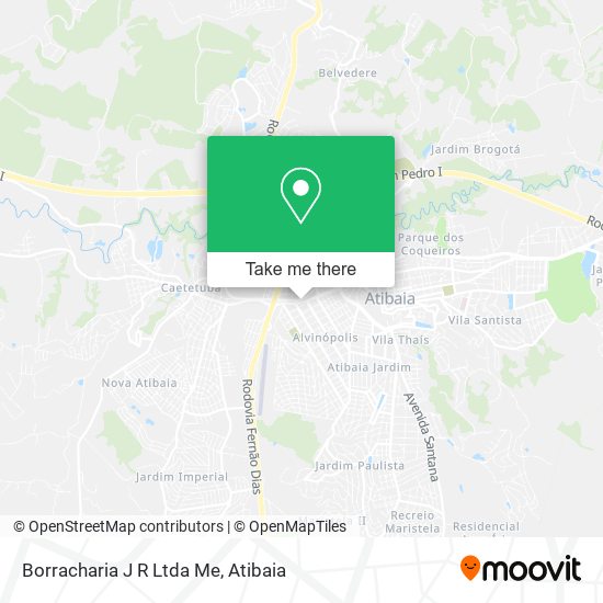 Borracharia J R Ltda Me map
