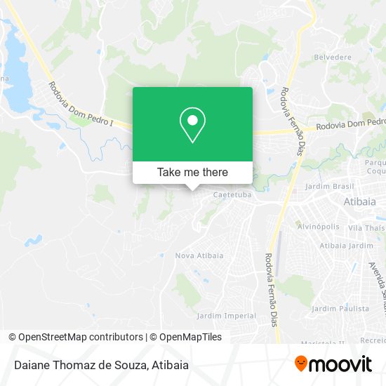 Daiane Thomaz de Souza map