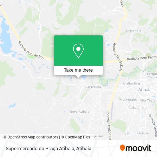Supermercado da Praça Atibaia map