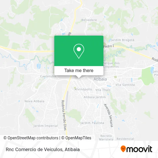 Rnc Comercio de Veículos map