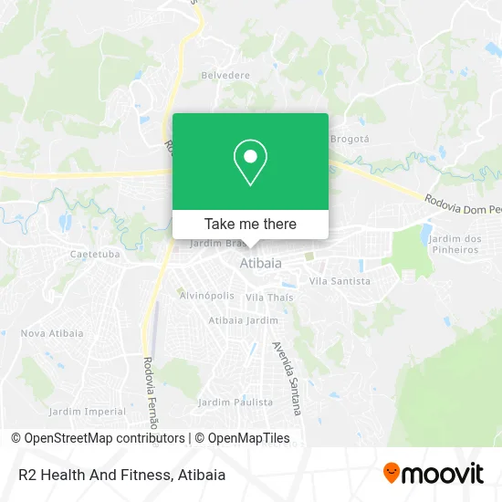 R2 Health And Fitness map