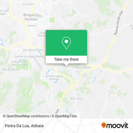 Pedra Da Lua map