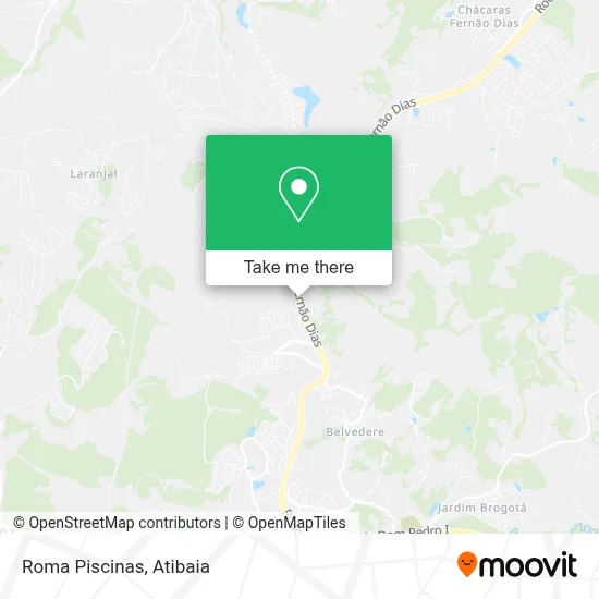 Roma Piscinas map
