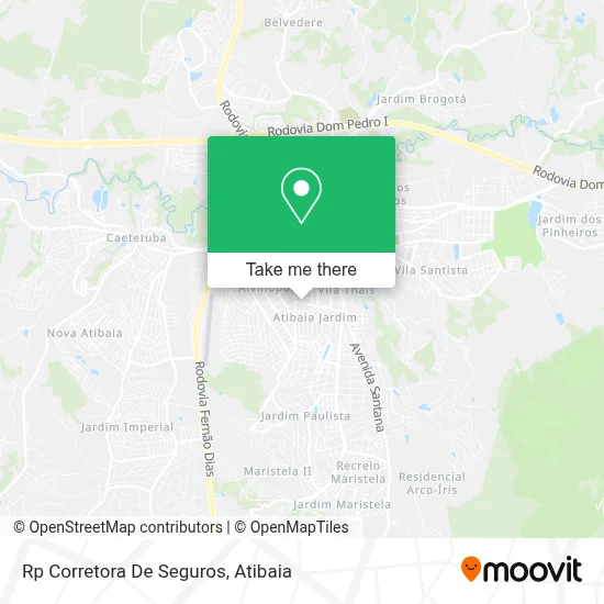 Rp Corretora De Seguros map