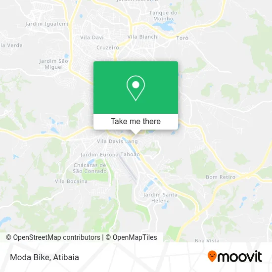 Moda Bike map