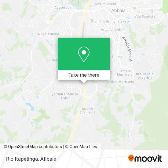 Rio Itapetinga map
