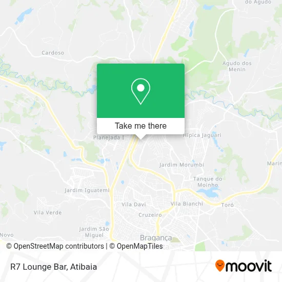 R7 Lounge Bar map