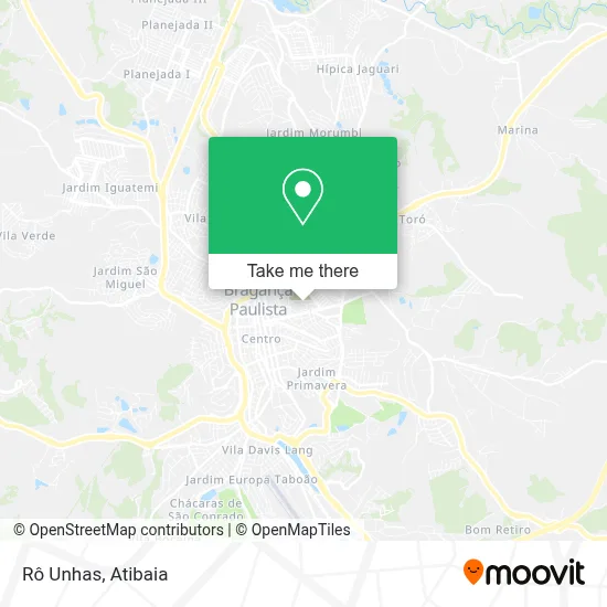 Rô Unhas map