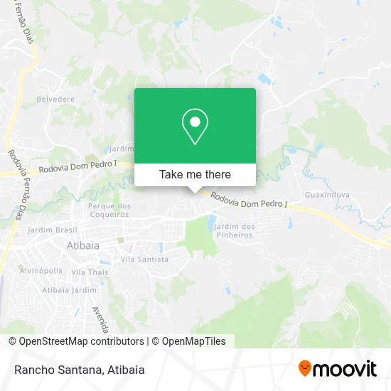 Rancho Santana map