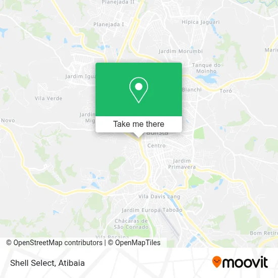 Shell Select map