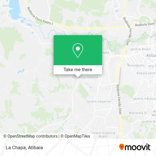 La Chapa map