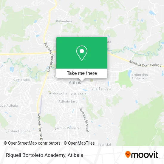 Riqueli Bortoleto Academy map