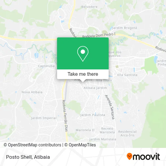 Posto Shell map