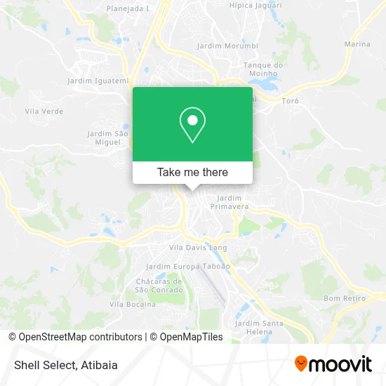 Shell Select map