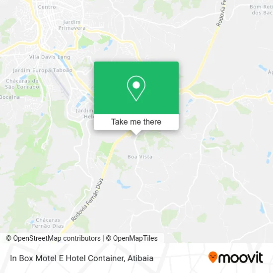 In Box Motel E Hotel Container map