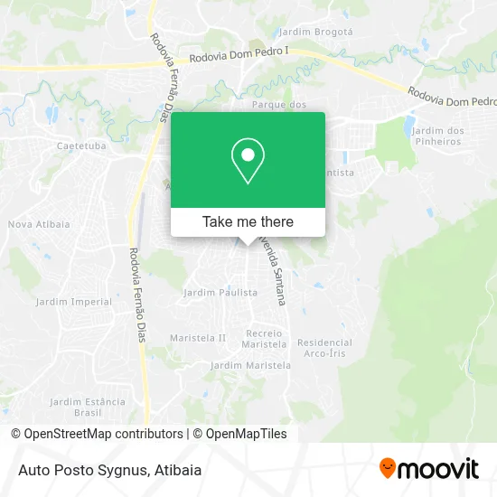 Auto Posto Sygnus map