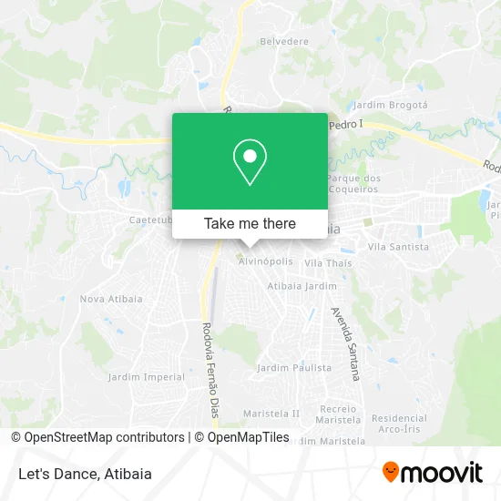 Let's Dance map