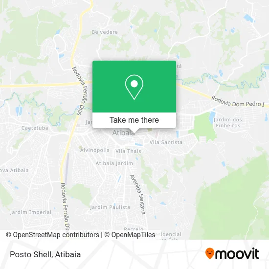Posto Shell map