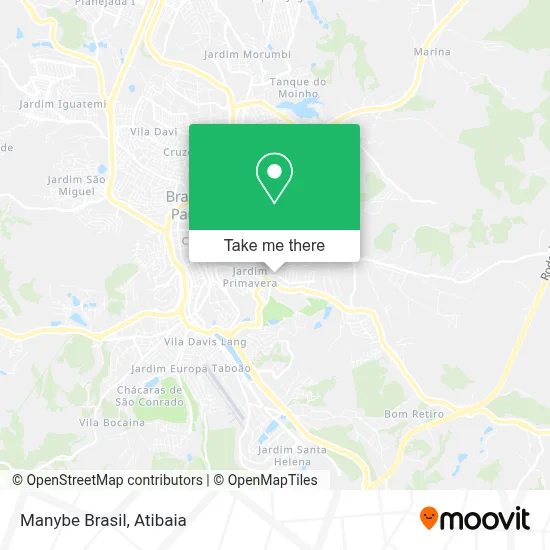 Manybe Brasil map