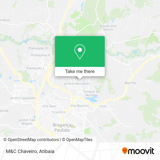 M&C Chaveiro map
