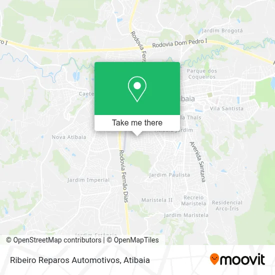 Ribeiro Reparos Automotivos map
