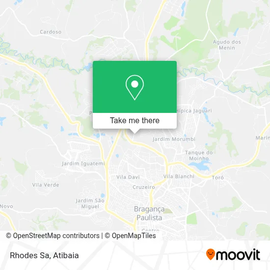 Rhodes Sa map