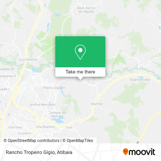 Rancho Tropeiro Gigio map