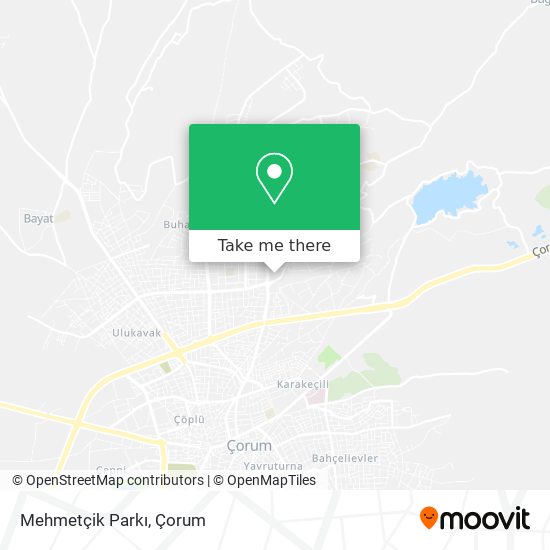 Mehmetçik Parkı map