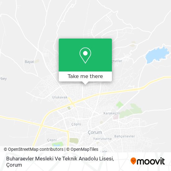 Buharaevler Mesleki Ve Teknik Anadolu Lisesi map