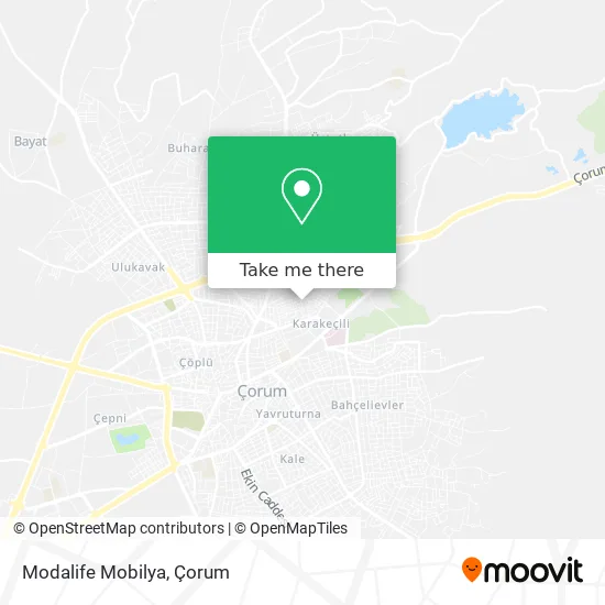 Modalife Mobilya map
