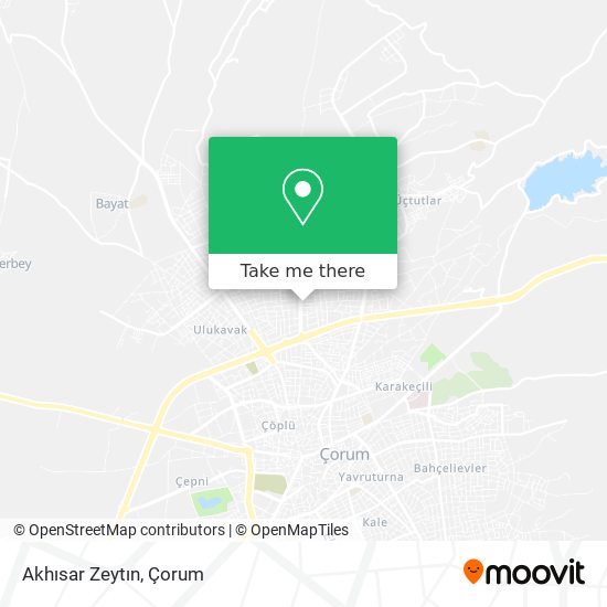 Akhısar Zeytın map
