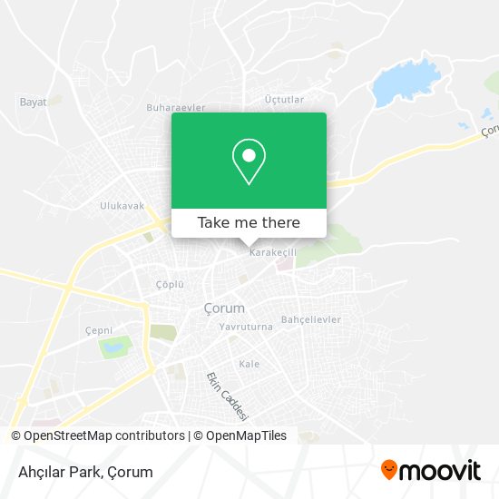 Ahçılar Park map