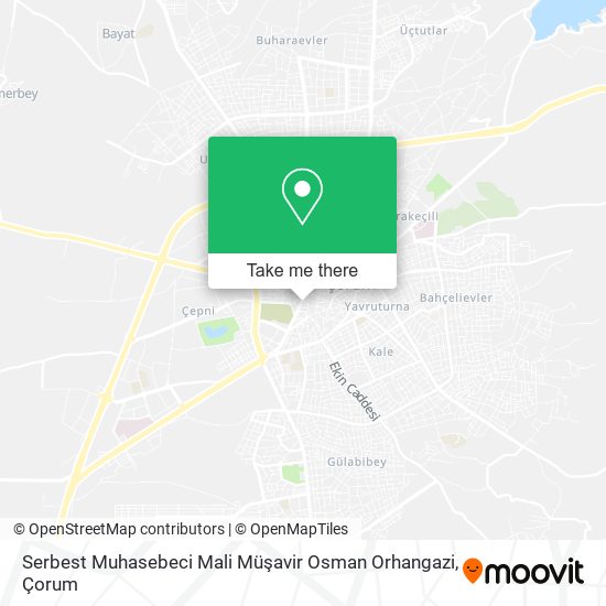Serbest Muhasebeci Mali Müşavir Osman Orhangazi map