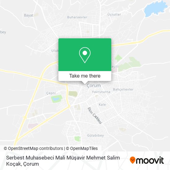Serbest Muhasebeci Mali Müşavir Mehmet Salim Koçak map