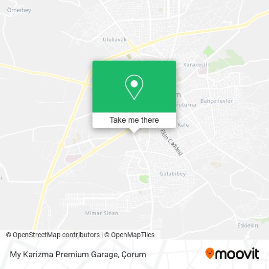 My Karizma Premium Garage map