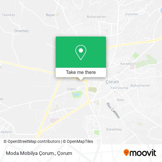 Moda Mobilya Çorum. map