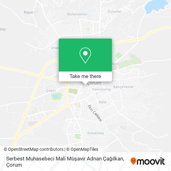 Serbest Muhasebeci Mali Müşavir Adnan Çağılkan map