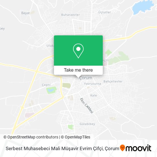 Serbest Muhasebeci Mali Müşavir Evrim Çifçi map