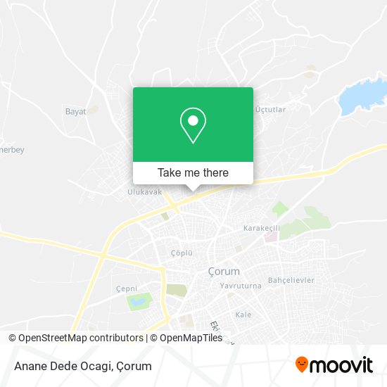 Anane Dede Ocagi map