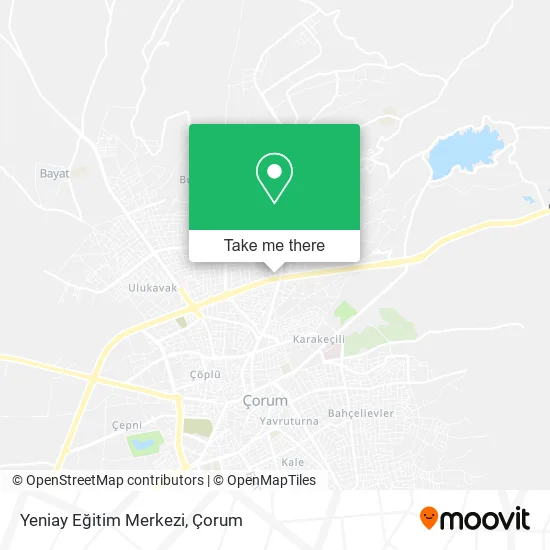 Yeniay Eğitim Merkezi map