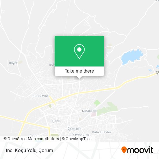 İnci Koşu Yolu map
