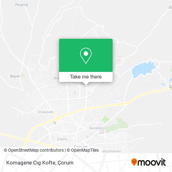 Komagene Cıg Kofte map