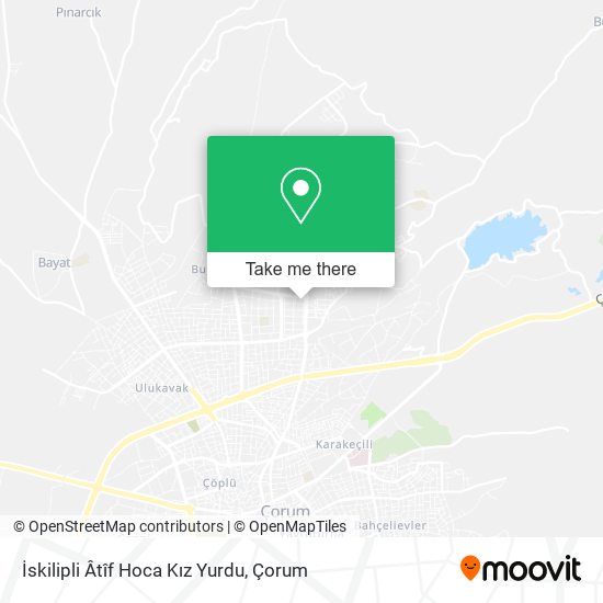 İskilipli Âtîf Hoca Kız Yurdu map