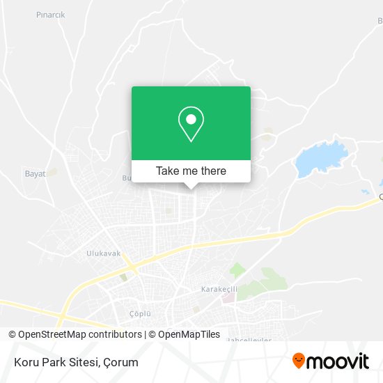 Koru Park Sitesi map