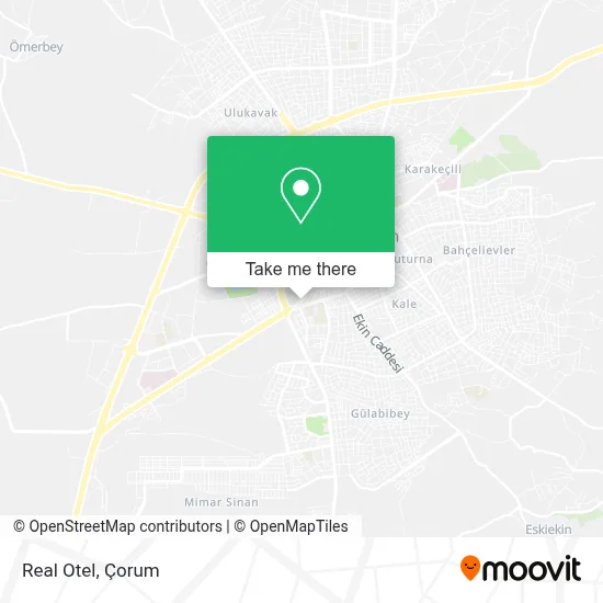 Real Otel map